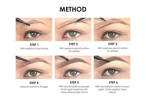 Image of NEW Eyebrow Pencil 3 in 1 Auto Brows Pen