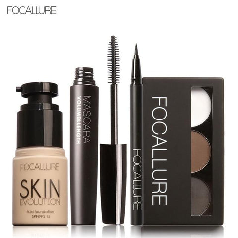 Image of 4pcs Makeup Set Eyebrow Powder