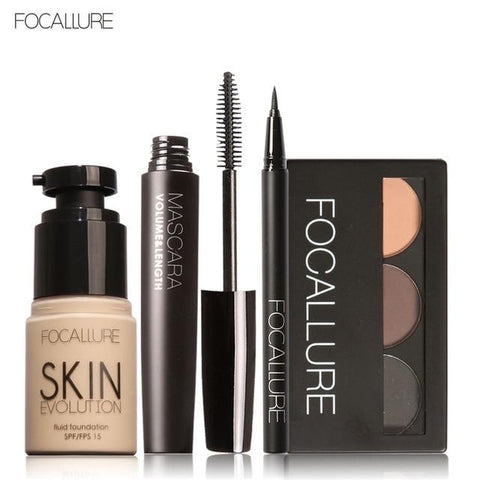 Image of 4pcs Makeup Set Eyebrow Powder