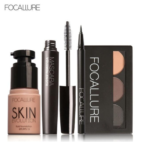 Image of 4pcs Makeup Set Eyebrow Powder