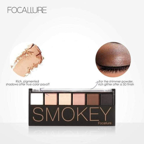 Image of 6 Colors Eyeshadow Smokey
