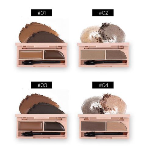 Image of 2 in 1 Brown Eye Brow Gel Lasting