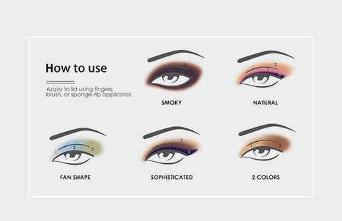 Image of FAVORS 18 Colors Glitter Eyeshadow