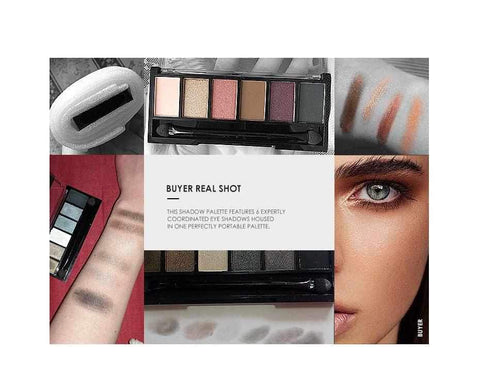 Image of 6 Colors Eyeshadow Smokey