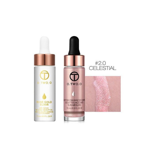 Image of 2pcs Highlighter+Makeup Oil Set
