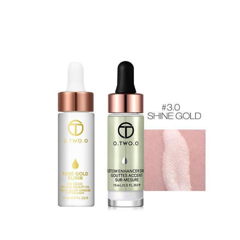 Image of 2pcs Highlighter+Makeup Oil Set