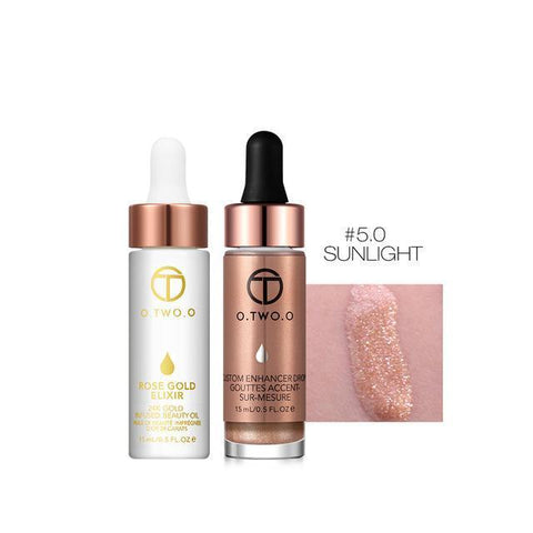 Image of 2pcs Highlighter+Makeup Oil Set