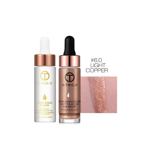 Image of 2pcs Highlighter+Makeup Oil Set