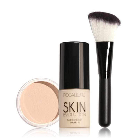 Image of 3pcs Pro Face Makeup Daily Using Foundation