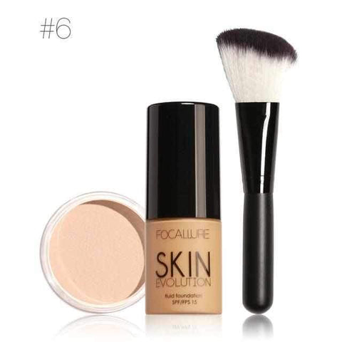 Image of 3pcs Pro Face Makeup Daily Using Foundation