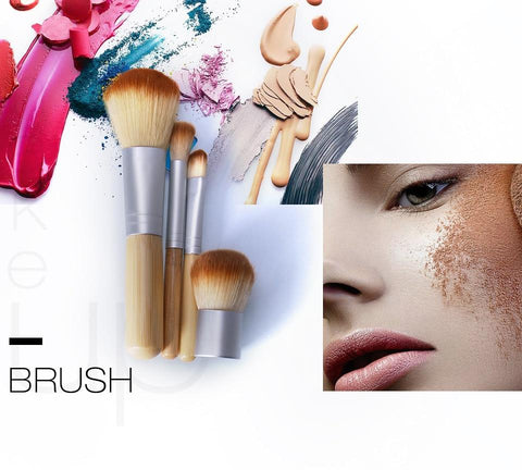 Image of 4pcs Bamboo Brush Set