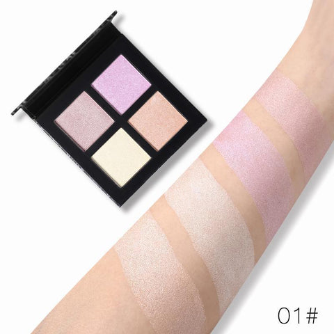 Image of 4 Colors Highlighter Palette