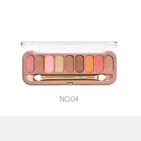 Image of 9 Colors Palette Eyeshadow With Brush