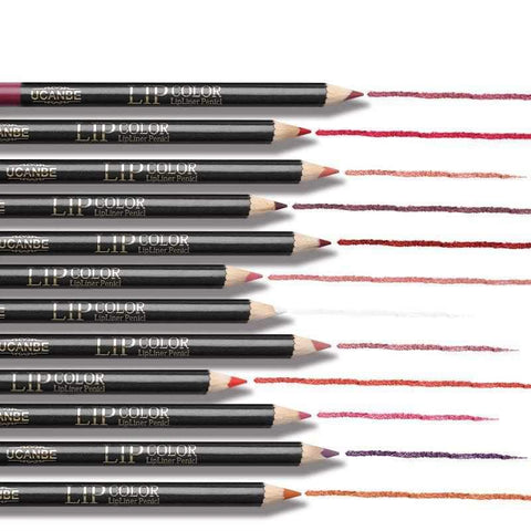Image of 12 Colors - New Lip Liner Pencil Set