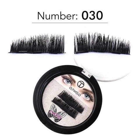 Image of 4pcs/Pair Magnetic Eyelashes 3D