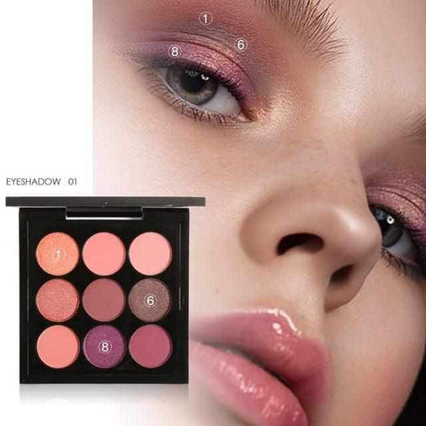 Image of 9 Colors Shimmer-Matte Pigment
