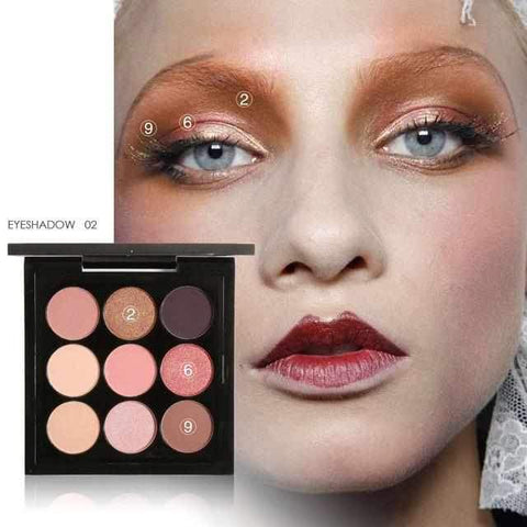 Image of 9 Colors Shimmer-Matte Pigment