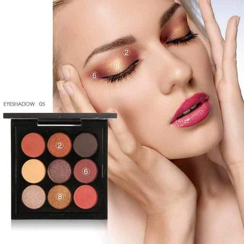 Image of 9 Colors Shimmer-Matte Pigment