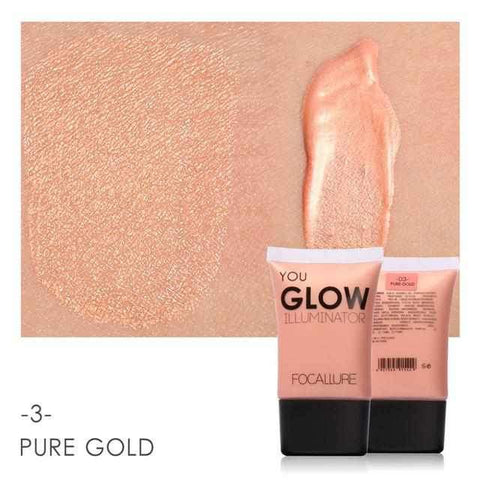 Image of 4 Colors Iluminator Glow Face Highlighter Cream