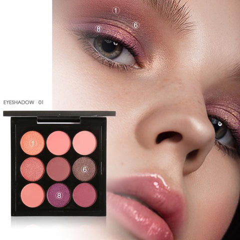 Image of 9 Colors Makeup Eyeshadow Palette
