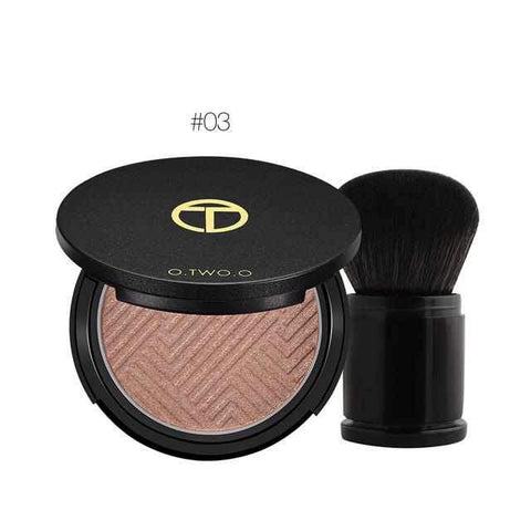 Image of 4 Colors Makeup Brush & Highlighter Set