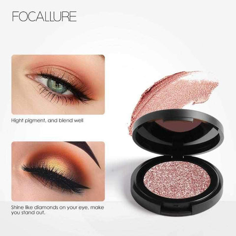 Image of 8 Colors Metallic Eyeshadow Palette