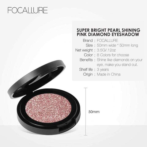 Image of 8 Colors Metallic Eyeshadow Palette