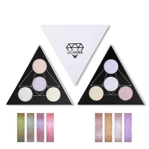 Image of Triangle Highlighter&Bronzer Makeup Set