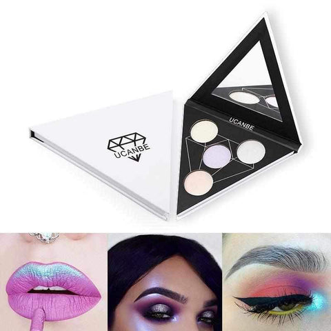 Image of Triangle Highlighter&Bronzer Makeup Set