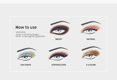Image of 9 Colors Shimmer-Matte Pigment
