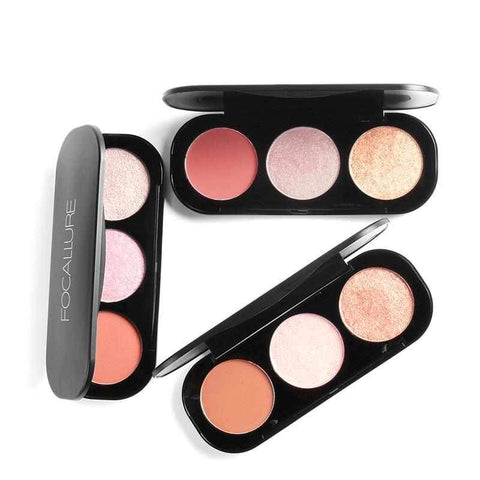 Image of New 3 Colors - Blush&Highlighter Palette