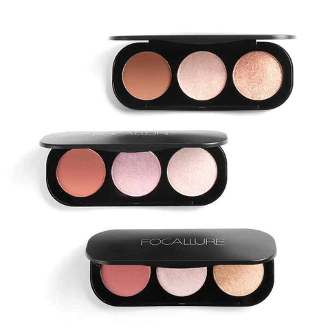 Image of New 3 Colors - Blush&Highlighter Palette