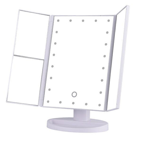 Image of LED Touch Screen Makeup Mirror + GIFT