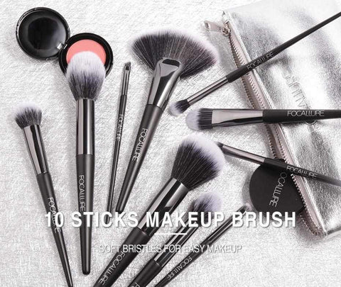 Image of 10pcs Professional Makeup Brushes