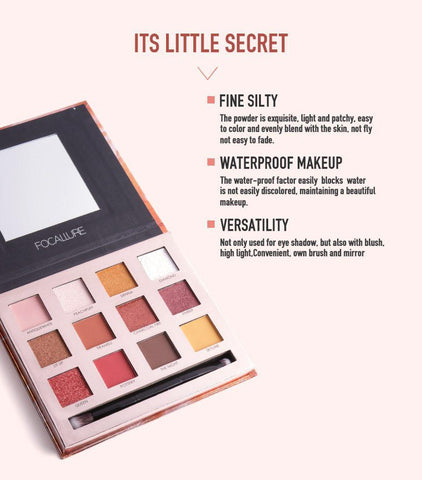Image of SUNSET/BURNING Eyeshadow Palette 12 Colors
