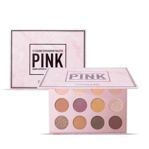 Image of WONDER/NUDE/PINK Eyeshadow 12 Colors Matte-Shimmer