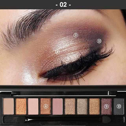 Image of 10 Colors Eyeshadow Set