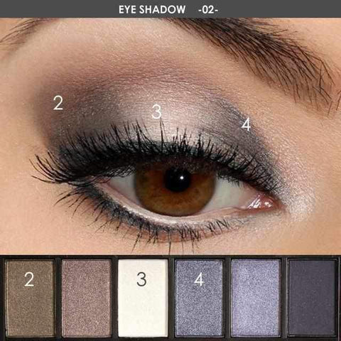 Image of 6 Colors Eyeshadow Smokey