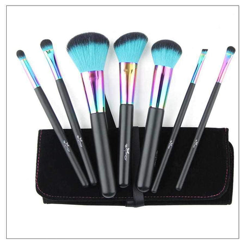 Image of Rainbow Makeup Brushes Set