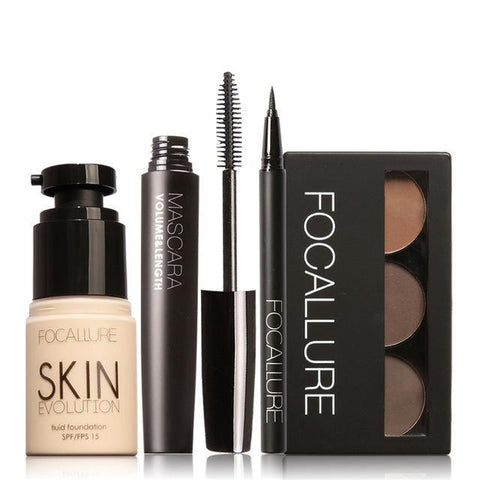 Image of 4pcs Makeup Set Eyebrow Powder