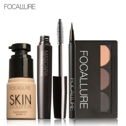 Image of 4pcs Makeup Set Eyebrow Powder