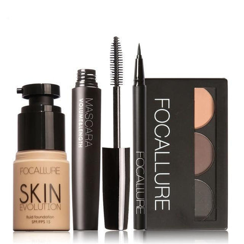 Image of 4pcs Makeup Set Eyebrow Powder