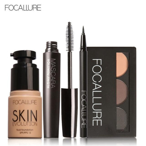 Image of 4pcs Makeup Set Eyebrow Powder