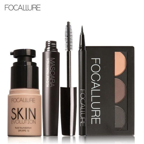 Image of 4pcs Makeup Set Eyebrow Powder