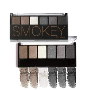 6 Colors Eyeshadow Smokey