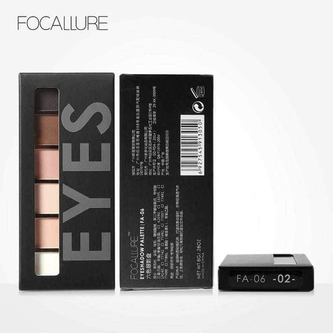 Image of 6 Colors Eyeshadow Smokey