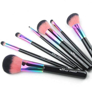 Rainbow Makeup Brushes Set