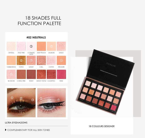 Image of FAVORS 18 Colors Glitter Eyeshadow