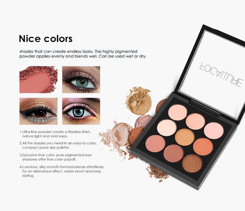Image of 9 Colors Makeup Eyeshadow Palette
