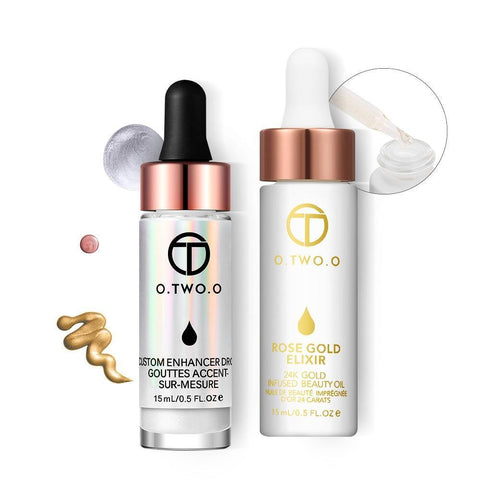 Image of 2pcs Highlighter+Makeup Oil Set